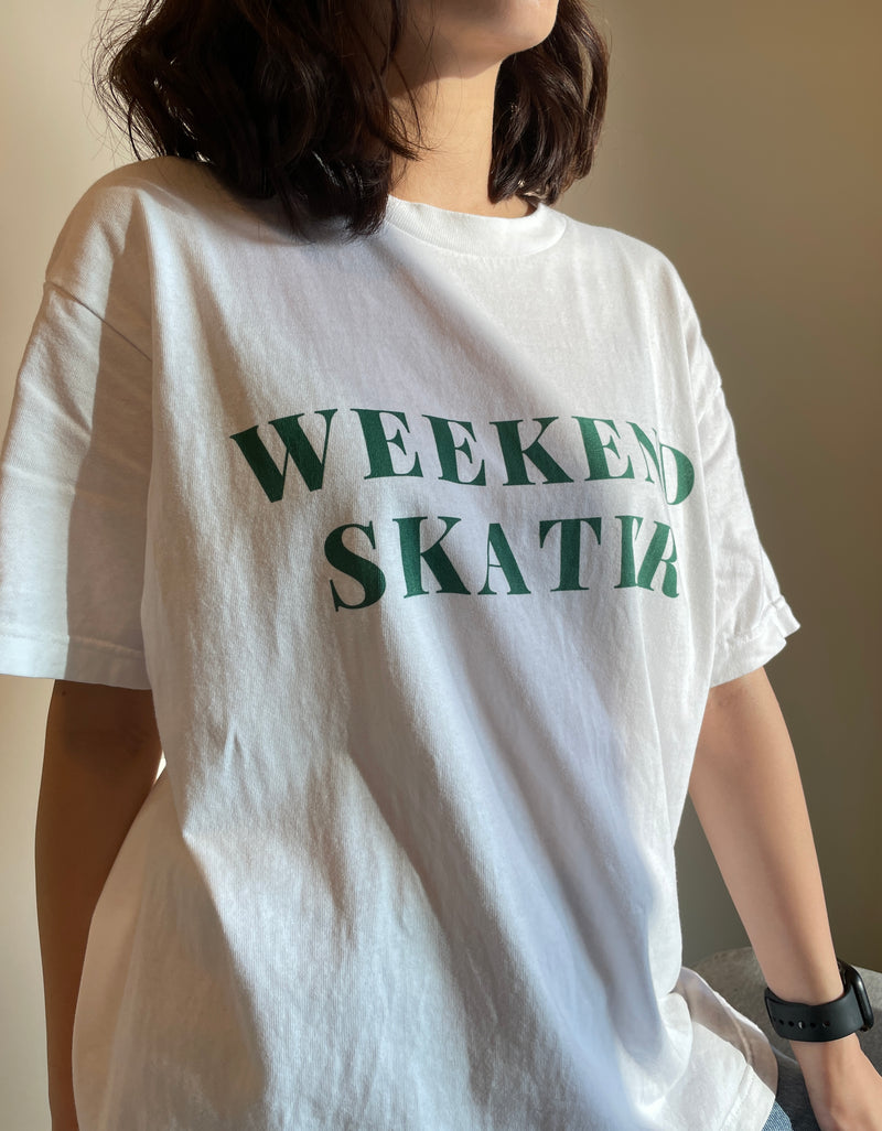Weekend Skater T-Shirt (White) 週末滑板客T恤(白色)